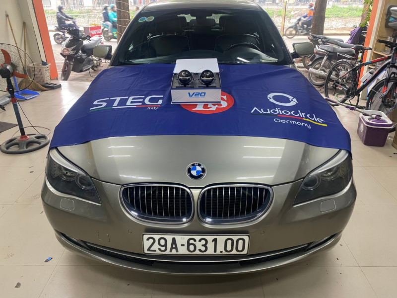 Độ đèn nâng cấp ánh sáng  Bmw 530i 2008 